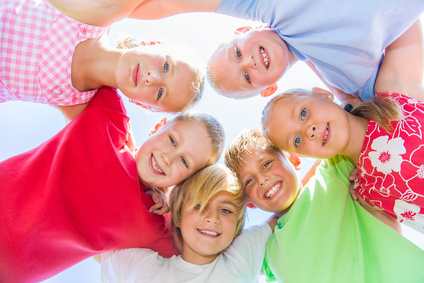 Group of cute kids